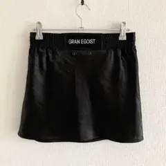 グランエゴイスト バックロゴ 光沢 ミニスカート