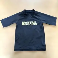 OCEAN PACIFIC ラッシュガード 半袖 ブラック 130 水着