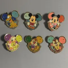 ディズニーシー 5周年 ピンバッジ ミッキー ミニー プルート デイジー