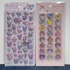 うるちゅるポップシール　クロミ　おはじきシール　マイメロ　サンリオ