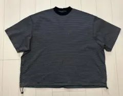 is-ness イズネス BALLOON STRIPES T SHIRT