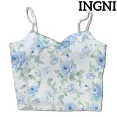 INGNI 花柄　バラ柄　薔薇　キャミソール　ビスチェ　トップスのサムネイル