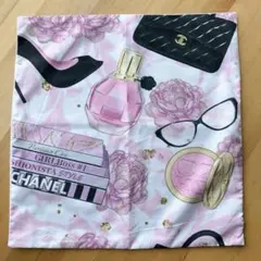 ピンク系小物柄クッションカバー 姫系インテリア 45×45