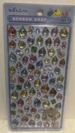 しずくちゃん　ボンボンドロップシール　ミニ　しずく森のなかまたち