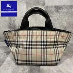【良品】✨Burberry Bluelabel ミニトートバック　ノバチェック