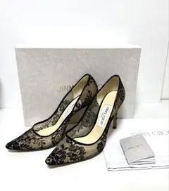 【極美品】JIMMY CHOO レース パンプス