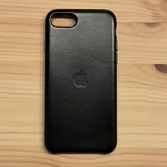 Apple 純正 iPhone 7 8 SEレザーケース ブラック