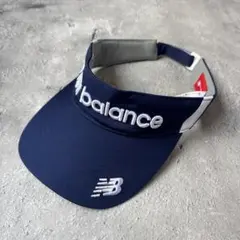 New Balance ゴルフ サンバイザー ネイビーのサムネイル