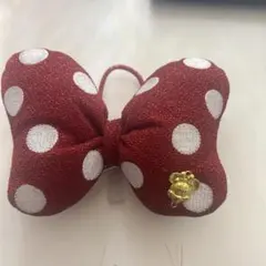 ミニーちゃん　ヘアリボン　ヘアピン　ディズニーリゾート限定