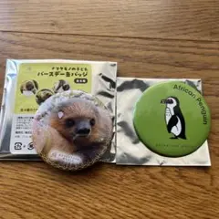 アドベンチャーワールド缶バッジ 2個セット