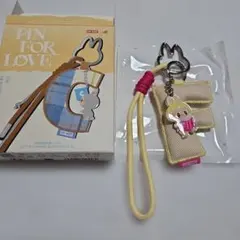 ラブブ イニシャル アルファベット キーリング【F】