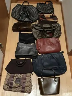総額30万円以上●レディース カバン　大量まとめ売り12個セット　ジャンク品扱い