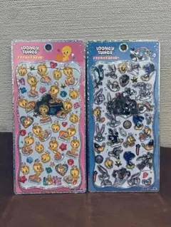 ルーニー・テューンズ プチドロップステッカー 2種セット　トゥイーティー