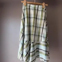 JILLSTUART チェック柄フレアスカート 0のサムネイル