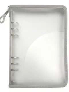 6 Ring File A5サイズ グレーandA5クリアポケット