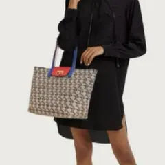 【サルヴァトーレ・フェラガモ】ガンチーニ　モノグラム　トラベルトートバッグ