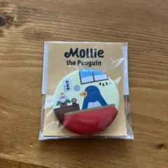 【送料込み】Mollie the Penguin 缶バッジ 1月 お正月のサムネイル
