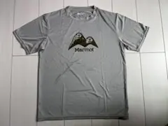 Marmot マーモット ロゴ Tシャツ グレー Lのサムネイル
