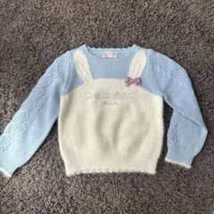 MEZZO PIANO ウサギ耳セーター