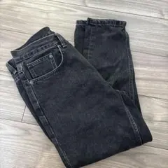 ZARA ブラックデニムパンツのサムネイル