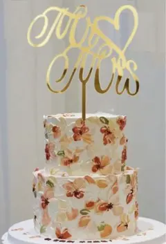 ケーキトッパー　ウェディング