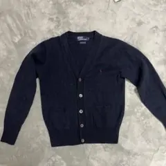 Polo by Ralph Laurenラムウール カーディガン 紺 Sサイズ