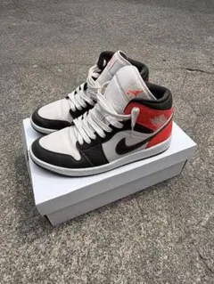 aiko着用 NIKE AJ1 Mid ライトオレウッドブラウン 美品