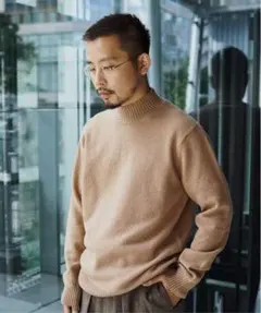 L'ECHOPPE マーズニットウエア ウールニット タートルネック レショップ