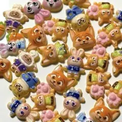 ディズニー ズートピア ニック ジュディ MIX 【ネイルパーツ】