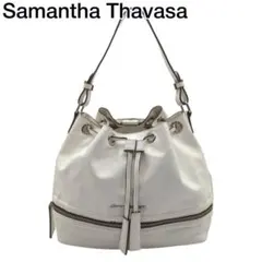 Samantha Vega サマンサヴェガ　肩掛け　ショルダーバッグ　白　レザー