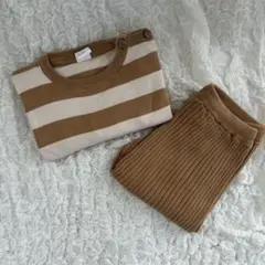 ストライプニットセット