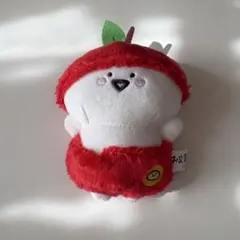 お文具といっしょ ファミマ オリジナルぬいぐるみキーホルダー お文具さん りんご
