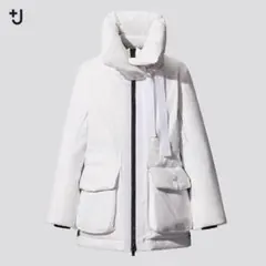 +J ユニクロ ジルサンダー ハイブリッドダウンショートコート S