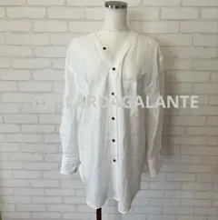 25SS ガリャルダガランテ Vノーカラーブラウス 美品 - メルカリ
