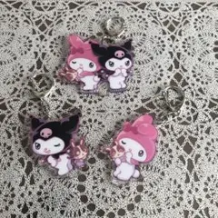 マイメロディ ・クロミアクリルキーホルダー 3個セット