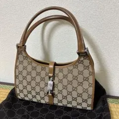 GUCCI バッグ GG ベージュ　ジャッキー　01721