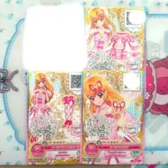 アイカツカード 大空あかり ピンクリボン 星宮いちご リボン