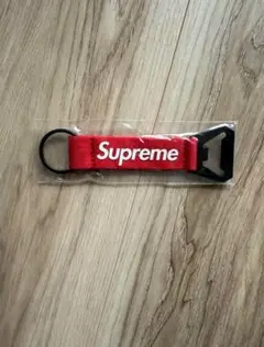 Supreme レッド キーリング