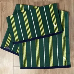 ラルフローレン フェイスタオル　タオル　グリーン　二枚　ポロ　新品未使用