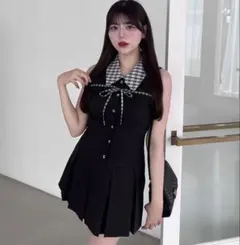 OLIVE des OLIVE ノースリーブシャツミニワンピース