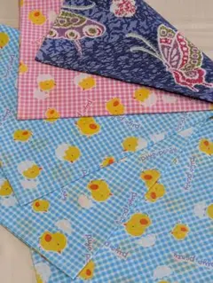 A590 プリント柄 100cm×50cm　コットン100%　4枚組