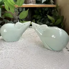 【縁起物】置物　ねずみ　干支