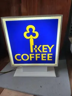 KEY COFFEE ロゴ電飾看板　純喫茶 キーコーヒーの看板も！ カプセルトイ「純喫茶ミニチュアコレクション