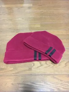 親子ペアのフリース帽2点セット