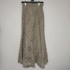 earth / レース柄マーメイドスカート