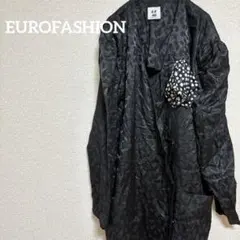 EUROFASHION レオパード柄 長袖シャツ 12/38