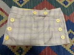 vintage ミニスカート　チェック柄のサムネイル