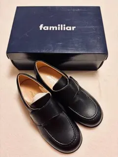 新品　familiar ブラックフォーマル革靴　20.0cm