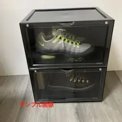 IKEA SKUFFEN アクリルシューズボックス 2セット - メルカリ