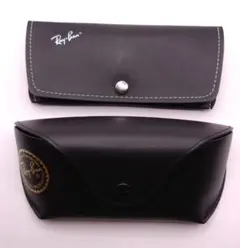 Ray-Ban メガネケース ブラック レザー